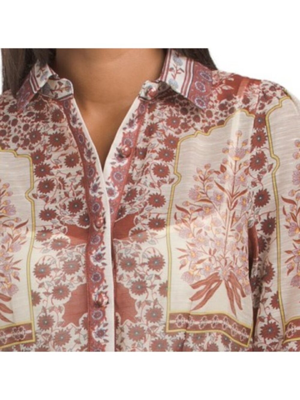 NANCY YANG Printed Shirt Dress - Picture 3 of 5